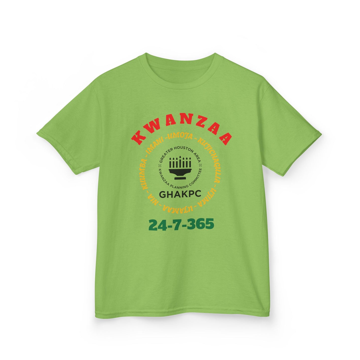 Kids Tee | Kwanzaa 24-7-365