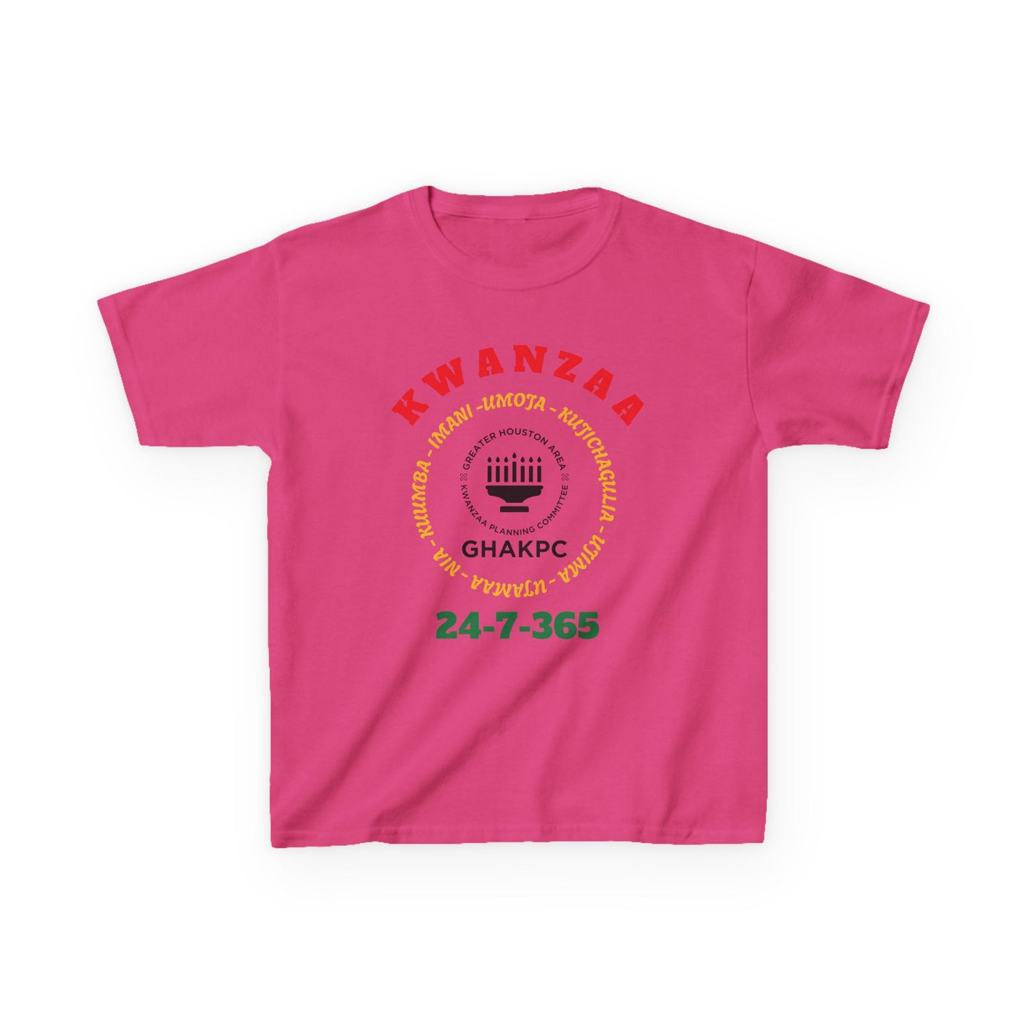 Kids Tee | Kwanzaa 24-7-365