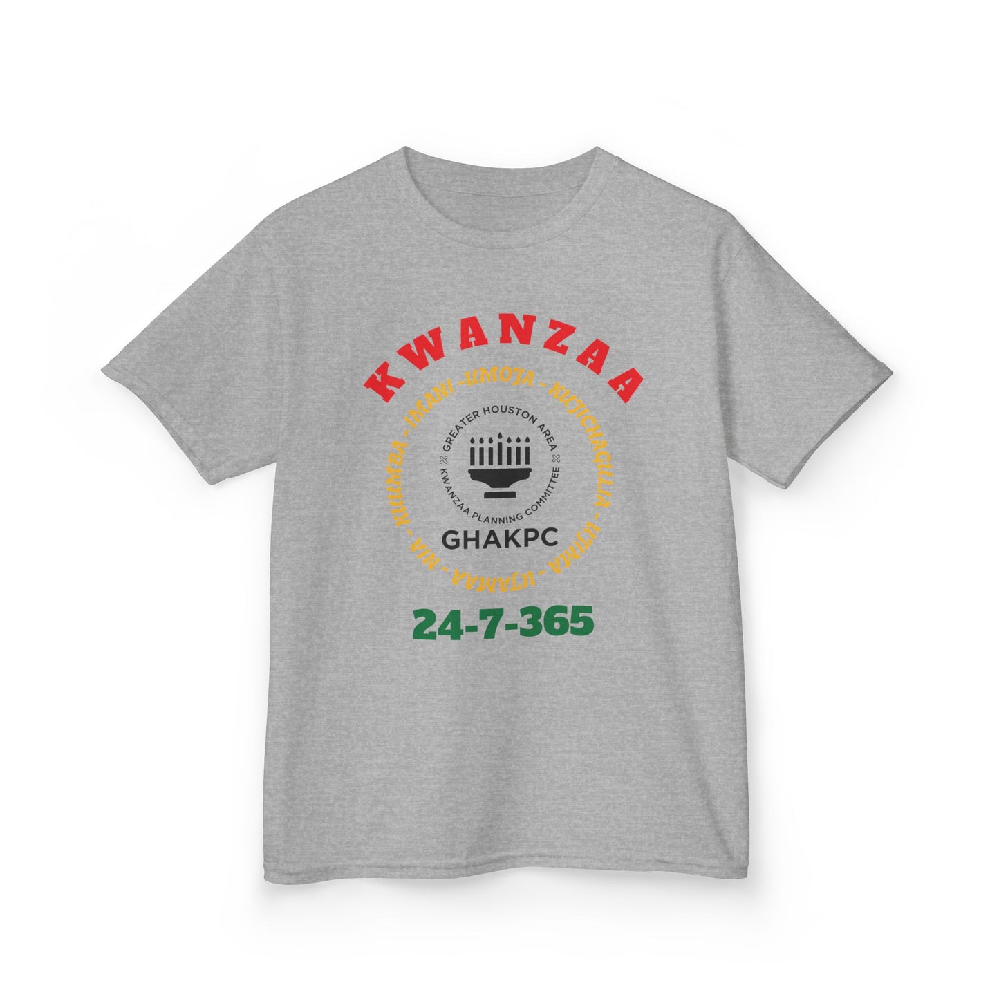 Kids Tee | Kwanzaa 24-7-365