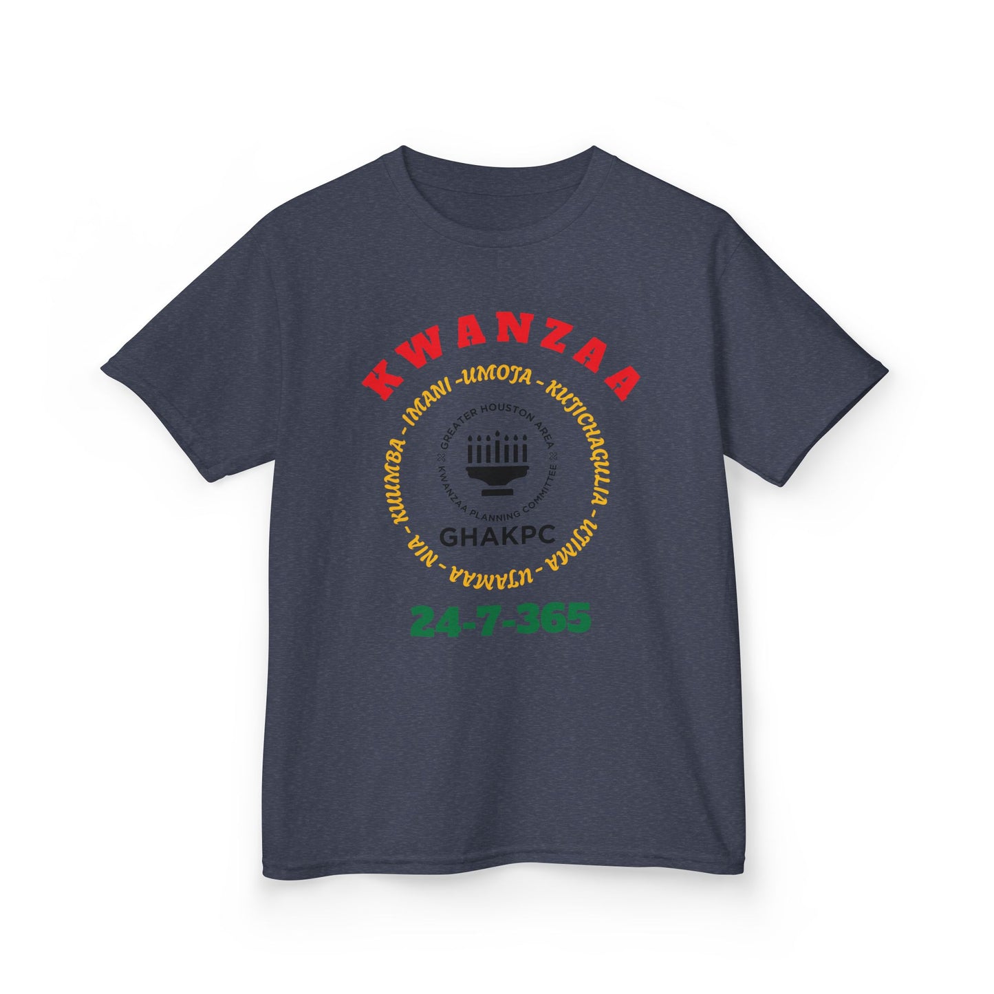Kids Tee | Kwanzaa 24-7-365