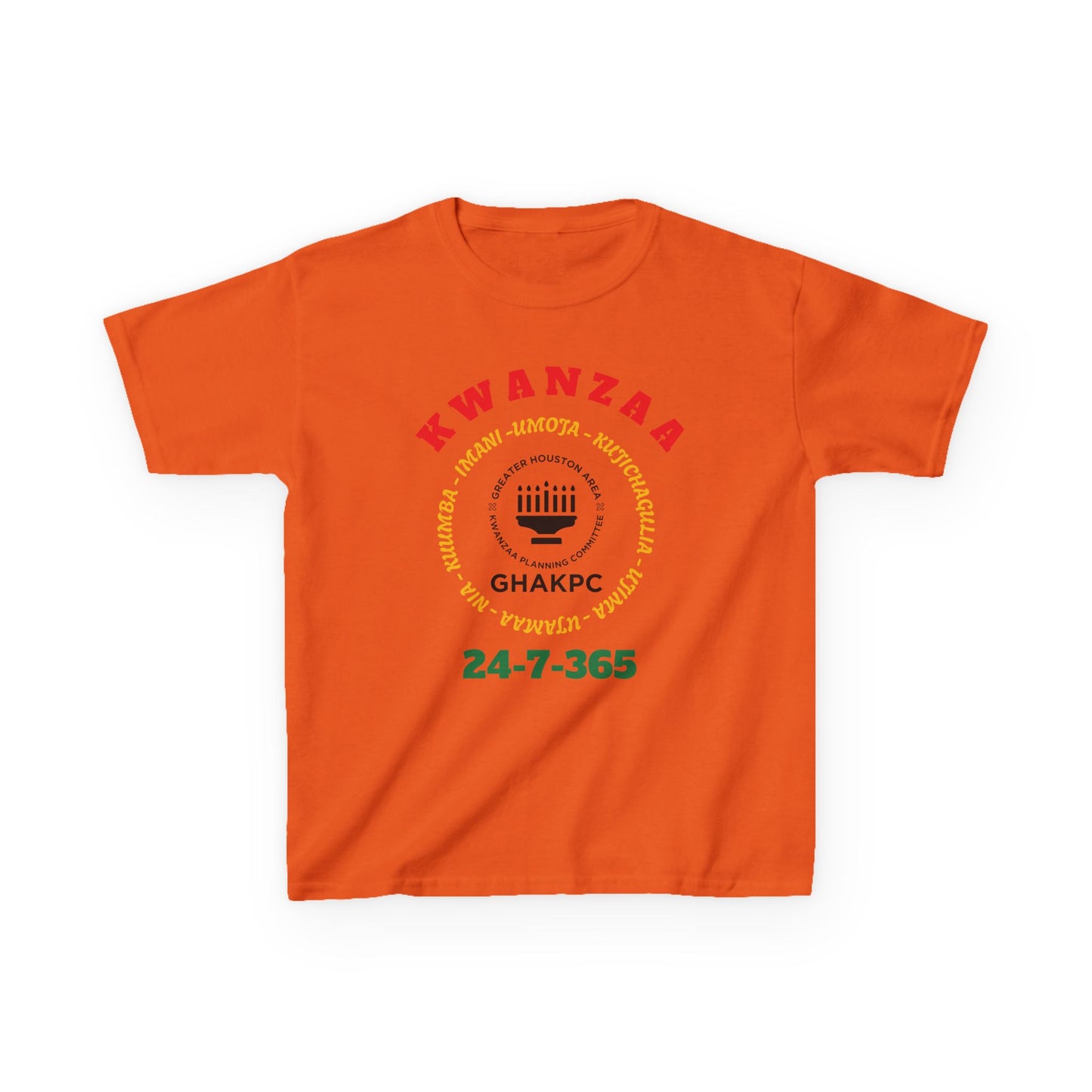 Kids Tee | Kwanzaa 24-7-365