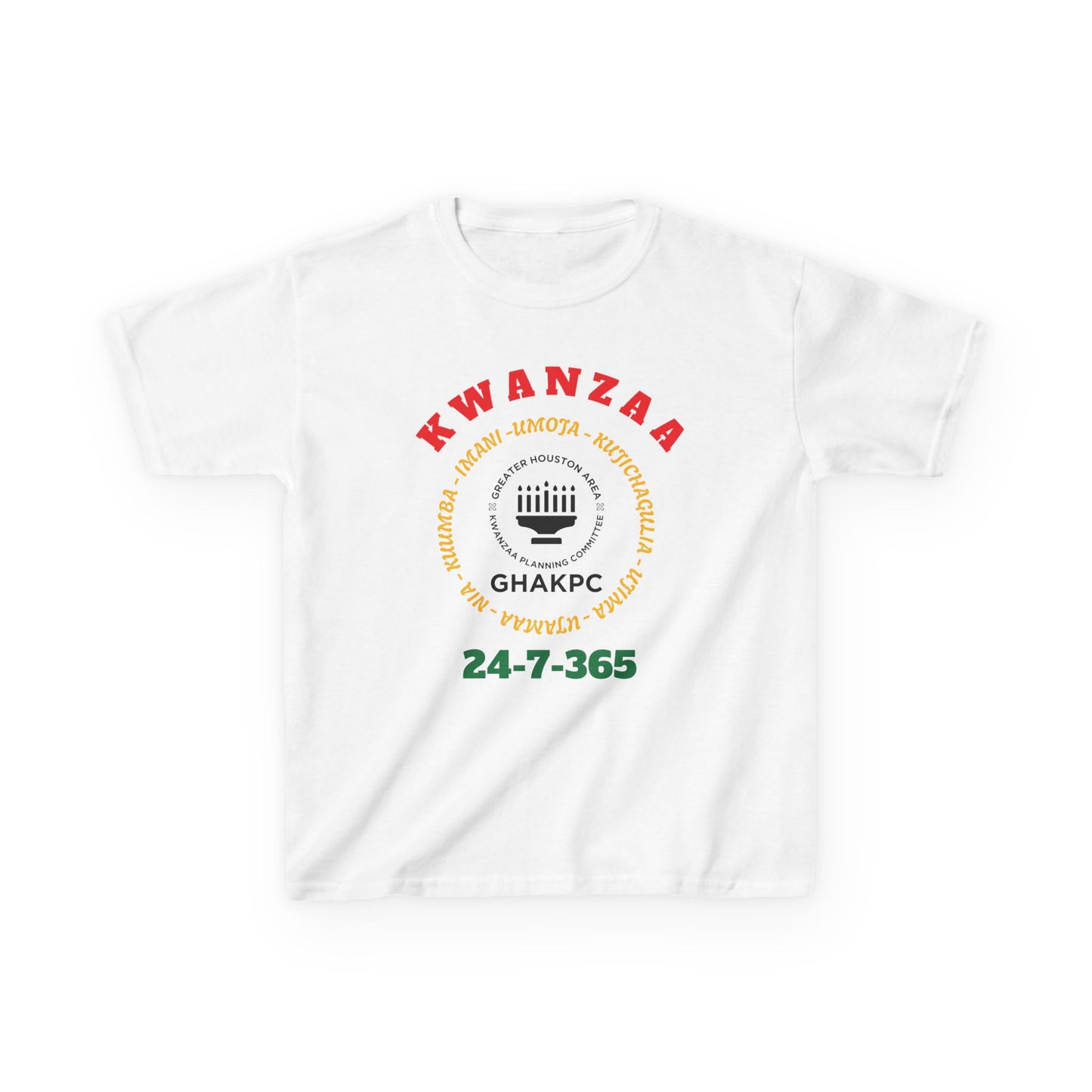 Kids Tee | Kwanzaa 24-7-365