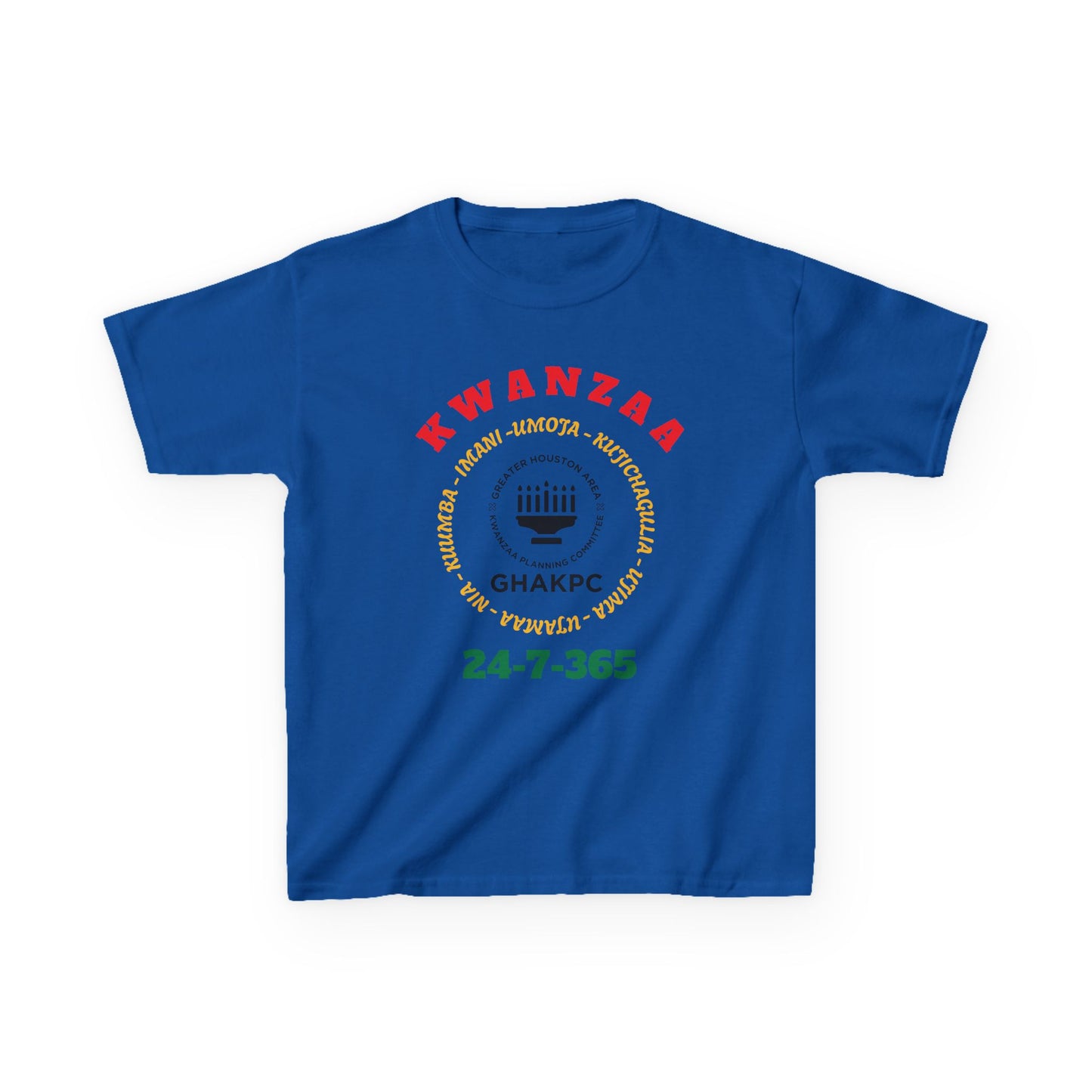 Kids Tee | Kwanzaa 24-7-365