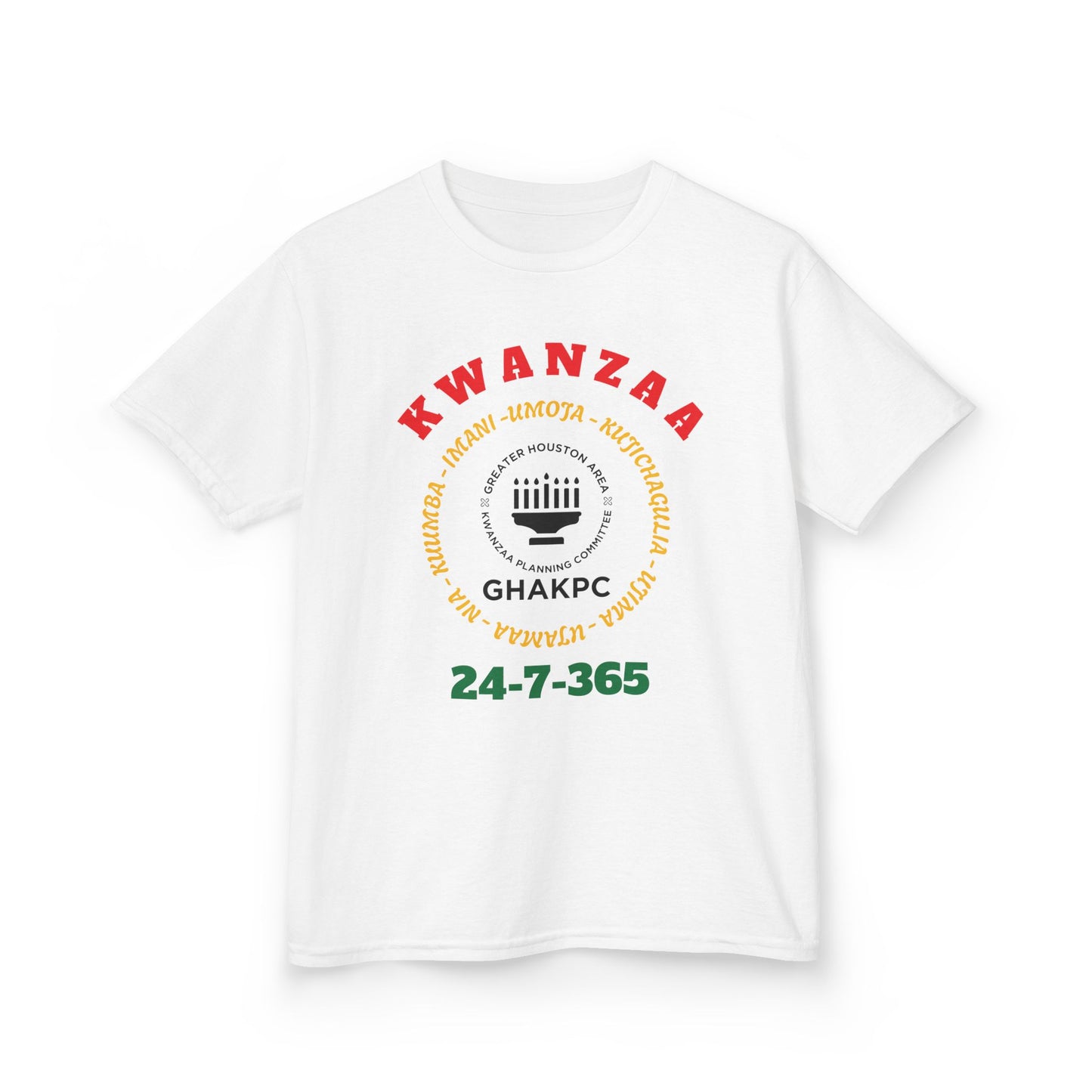 Kids Tee | Kwanzaa 24-7-365
