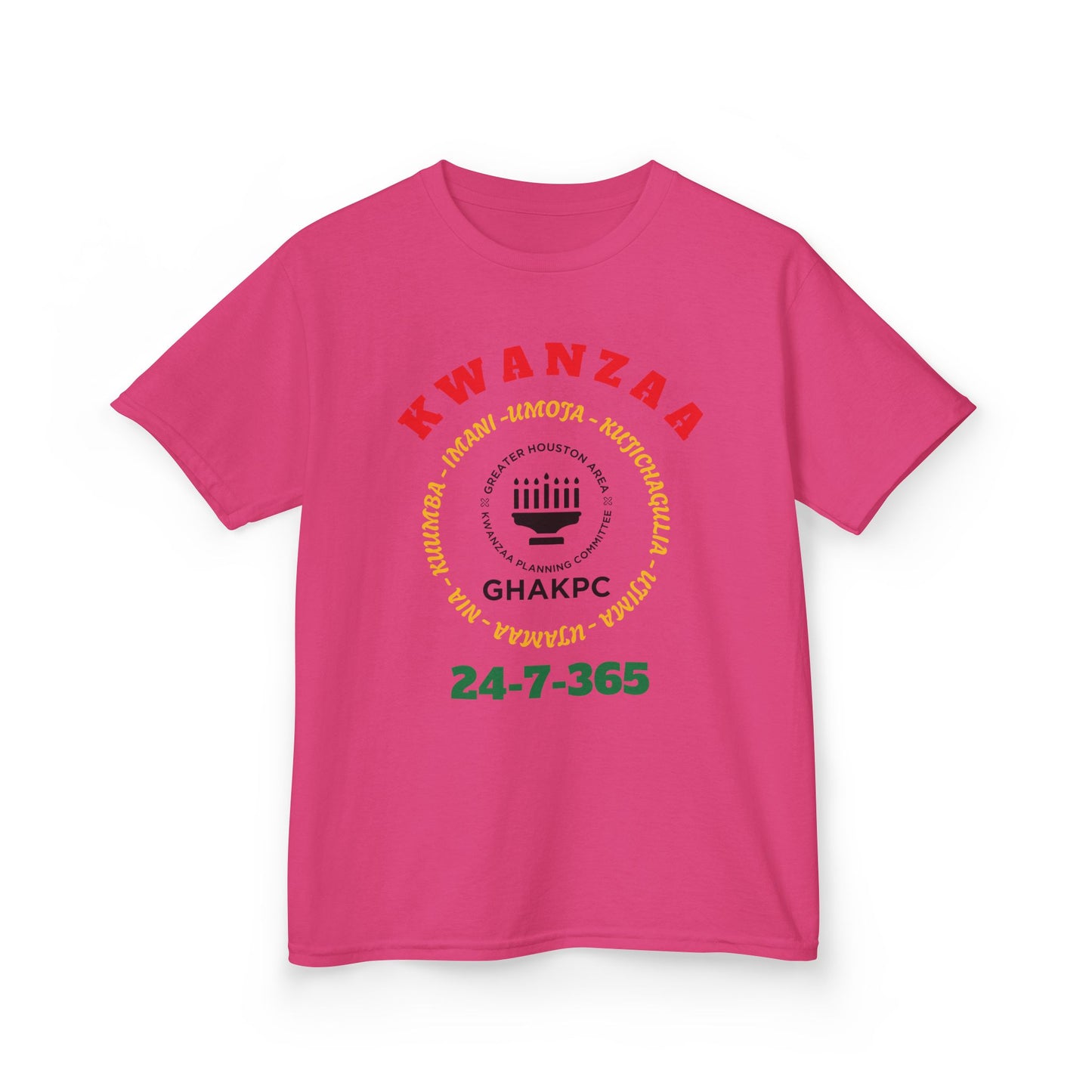 Kids Tee | Kwanzaa 24-7-365