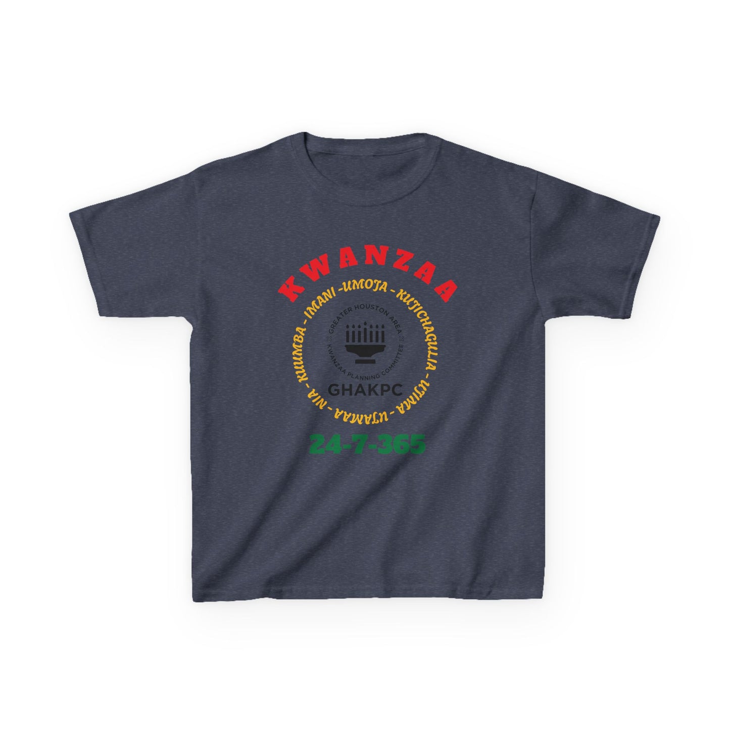 Kids Tee | Kwanzaa 24-7-365