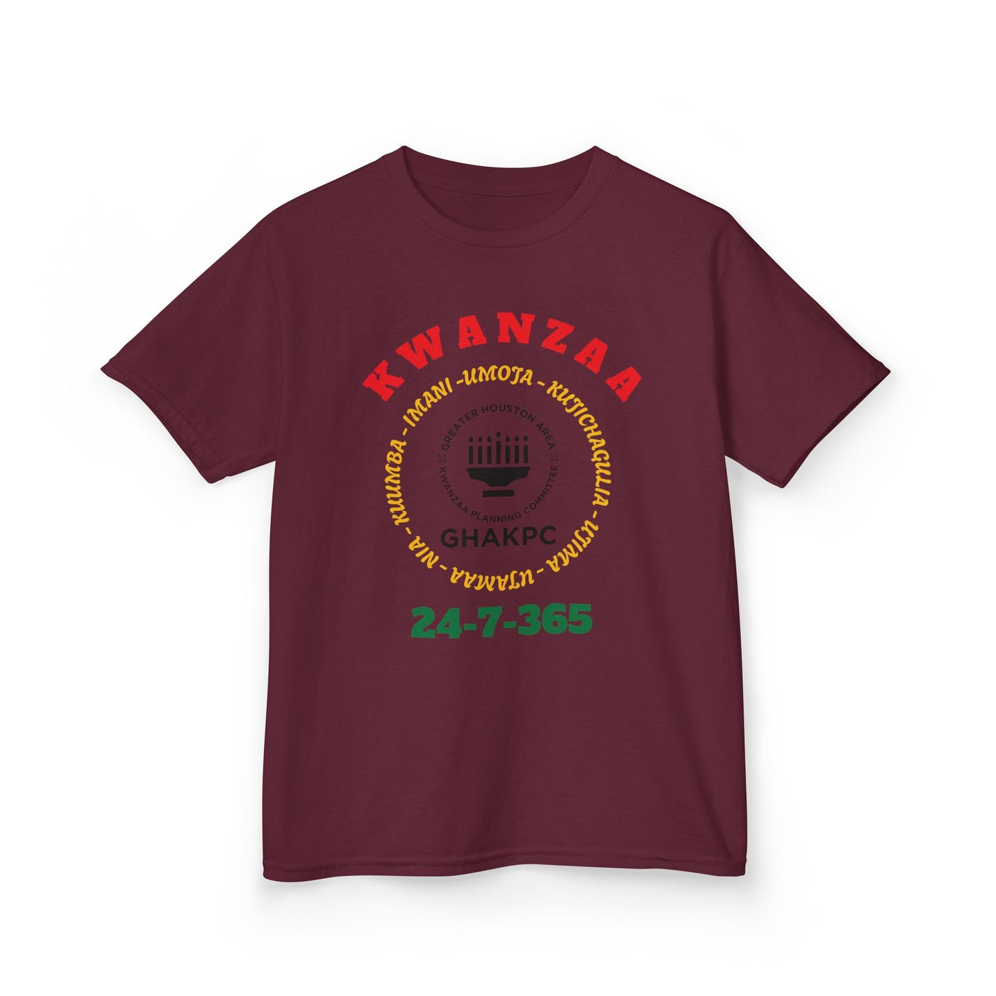 Kids Tee | Kwanzaa 24-7-365