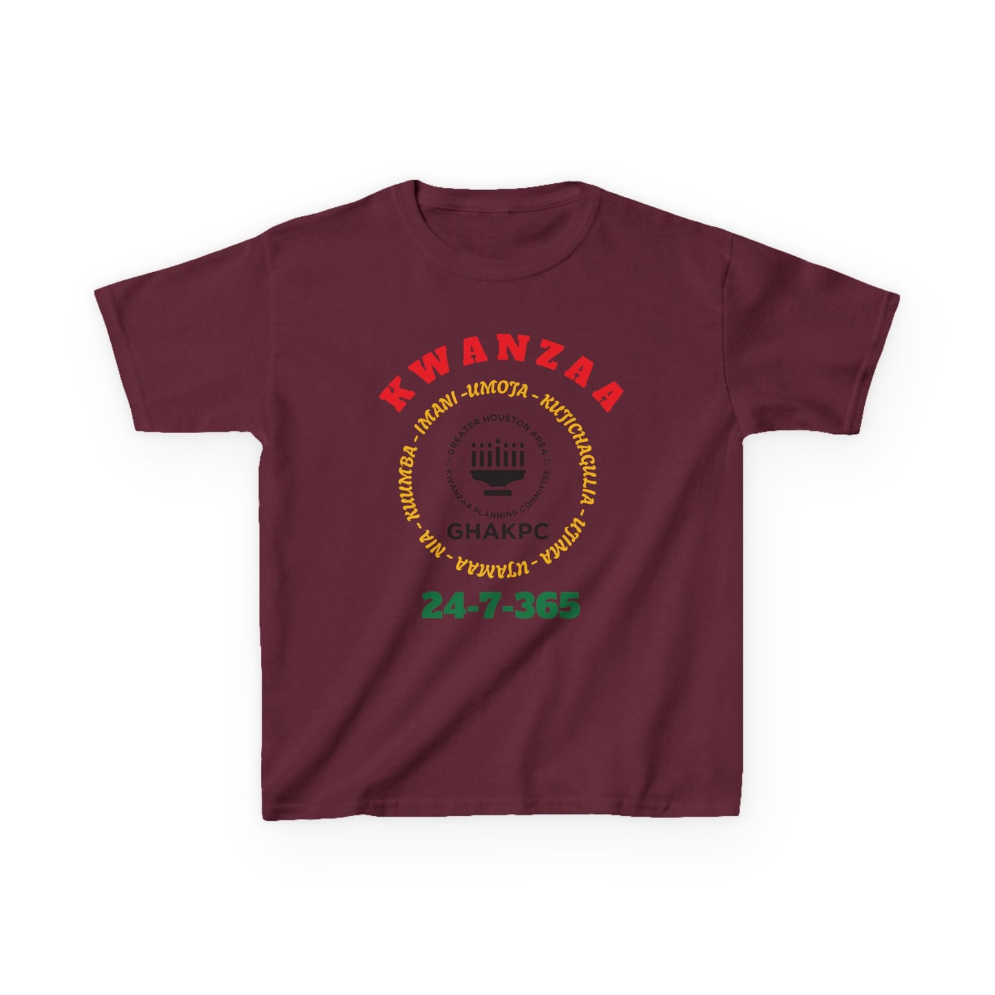 Kids Tee | Kwanzaa 24-7-365