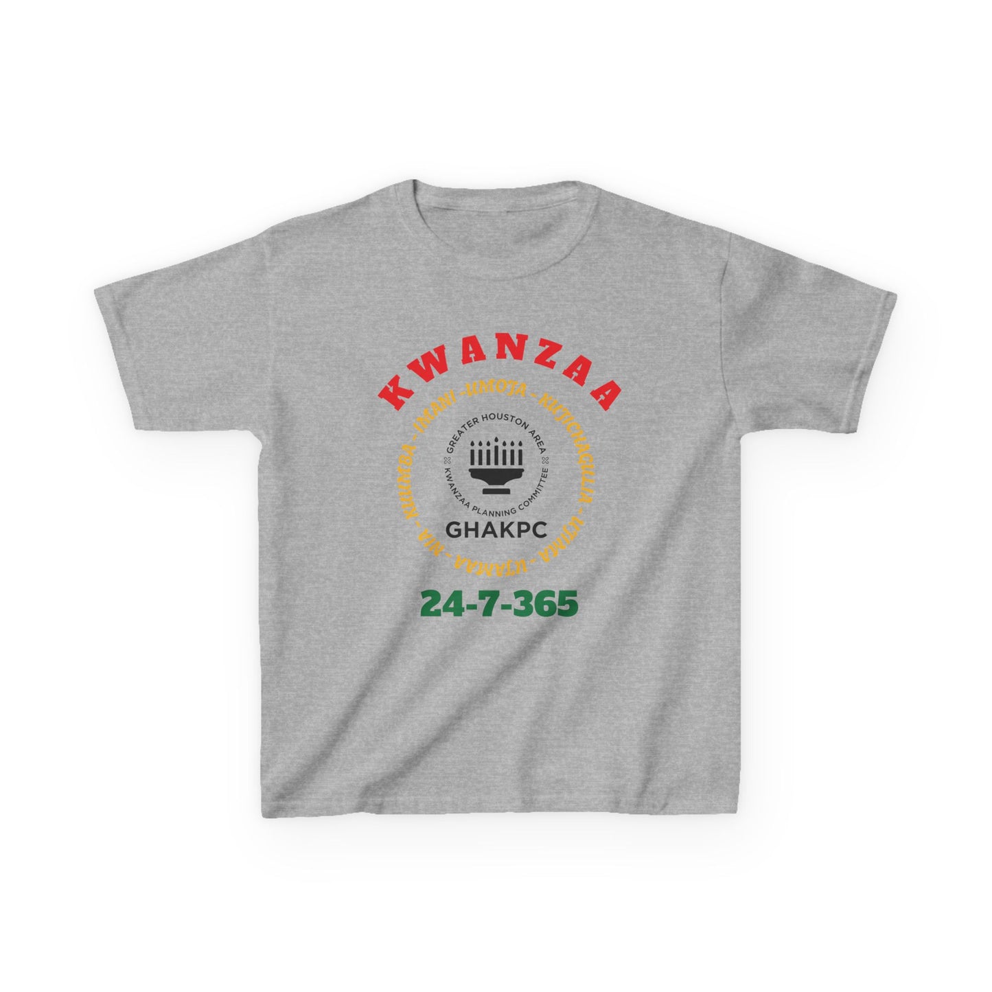 Kids Tee | Kwanzaa 24-7-365