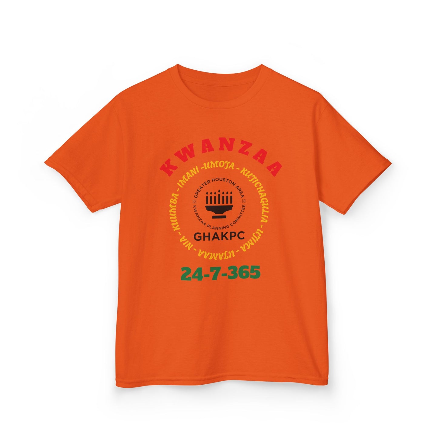 Kids Tee | Kwanzaa 24-7-365